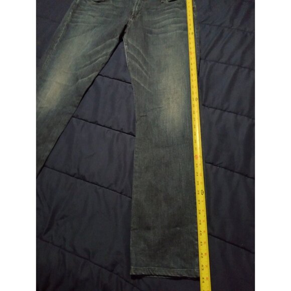 7‎ For all Mankind Jeans Men's 38 "The One" Straight Blue Denim Luxe Performance - Picture 2 of 8